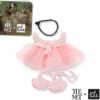 Gehaakte jurk ballet roze degas
