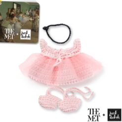 Gehaakte jurk ballet roze degas