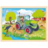 Goki houten tractor puzzel