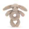 Jellycat Bashful Beige Bunny Ring Rattle