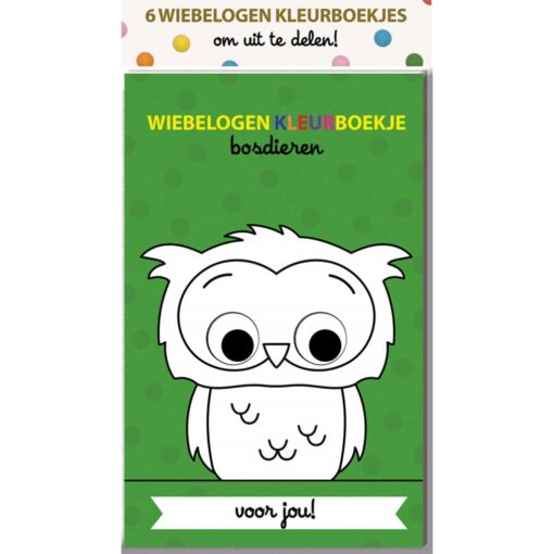 Wiebelogen Kleurboekjes - Bosdieren