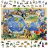 Wooden city Animal kingdom map 1010pcs