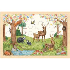 Goki houten puzzel 24pcs