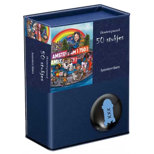 Houten Puzzel Amsterdam 750 jaar 50pcs