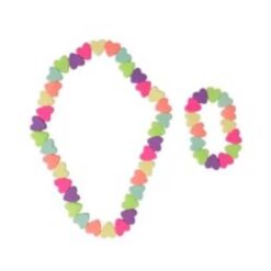 ketting en armband sweet tart hart