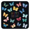 Mila kaart - happy birthday - vlinders