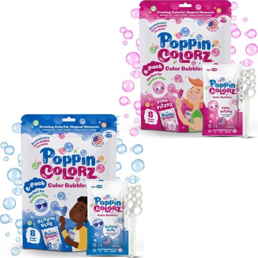poppin colors bellenblaas