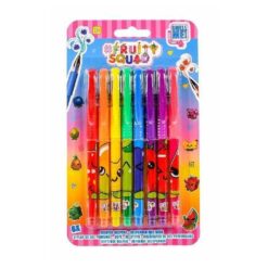 FruitySquad 8 gelpennen met geur