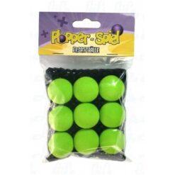 Leif Plopper ballen groen 9 stuks