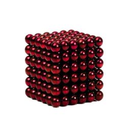 Magneet balletjes 216 stuks 5mm rood