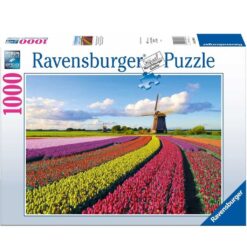 Ravensburger puzzle 1000pc Windmolen met tulpen