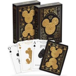 Bicycle kaarten Mickey Mouse black gold
