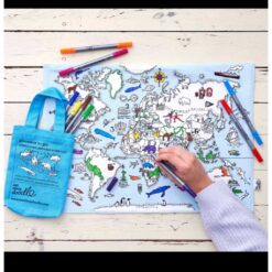 Kleur je eigen placemat dieren en zeedieren