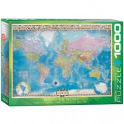 Legpuzzel Eurographics Map of the World 1000 pcs