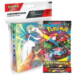 Pokemon Mega Evolution Mini Portfolio + Booster
