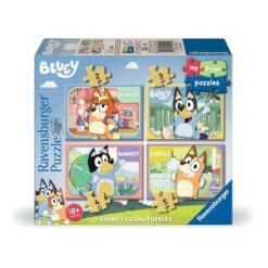 Ravensburger puzzel 4 in een box Bluey 2 3 4 5 stukjes