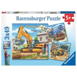 Ravensburger puzzel Grote bouwvoertuigen 3x49pcs