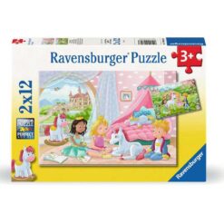 Ravensburger puzzel prins en prinses 2x12pcs