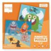 Scratch magneet puzzel monsters