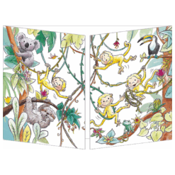 Kaart apen en koala's