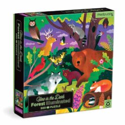 Mudpuppy puzzel forest glow in the dark 500pcs
