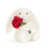 Jellycat Cream Bunny with Rose