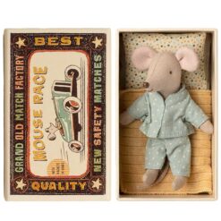 Maileg Little brother mouse in matchbox