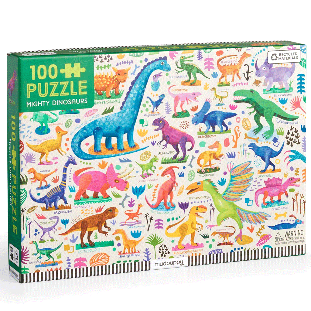 Puzzel mighty dinosaurs 100pcs