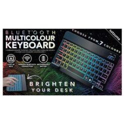 Satzuma Bluetooth Multicolor keyboard