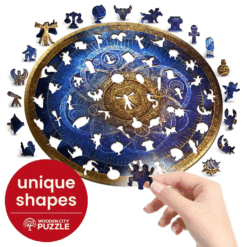 Wooden city puzzel blue zodiac 250 pcs