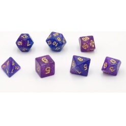 Dobbelstenen stardust paars