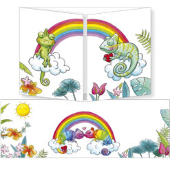 Kaart Cache cache de kameleon