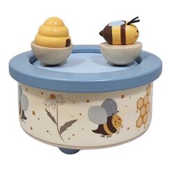 Muziekdoos dansende bij rond