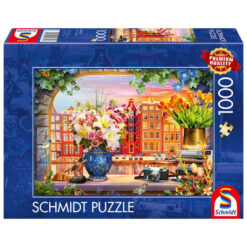Bezoek in Amsterdam - 1000 stukjes - Puzzel