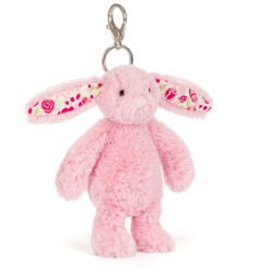 Blushkin Blossom Bunny bagcharm