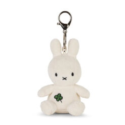 Miffy Four Leaf Clover Keychain Offwhite