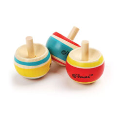 Mini houten omkeer tollen