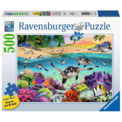 Ravensburger puzzel Race of the baby sea turtle 500 pcs