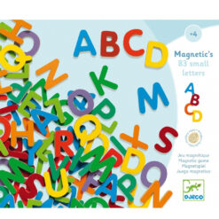 83 kleine magnetische letters