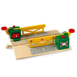 automatische spoorweg overgang