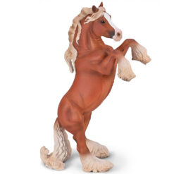 Collecta 80054 Gypsy Vanner Mare Rearing Chestnut