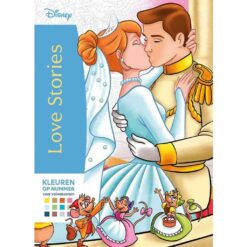 Disney Love stories Kleuren op nummer voor volwassenen