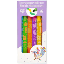 Djeco 6 magische multicolor stiften