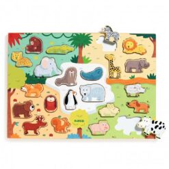 Djeco houten puzzel dieren