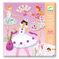 Djeco kleur en bouw pakket Tutu's