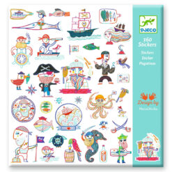 Djeco stickers De piraten vallen aan!