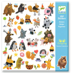 Djeco stickers fluffy friends