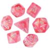 Dobbelsteen set 7 Set CandyPaper Rood brick