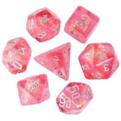 Dobbelsteen set 7 Set CandyPaper Rood brick