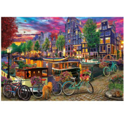 Puzzel Amsterdamse gracht panden 6000pcs
